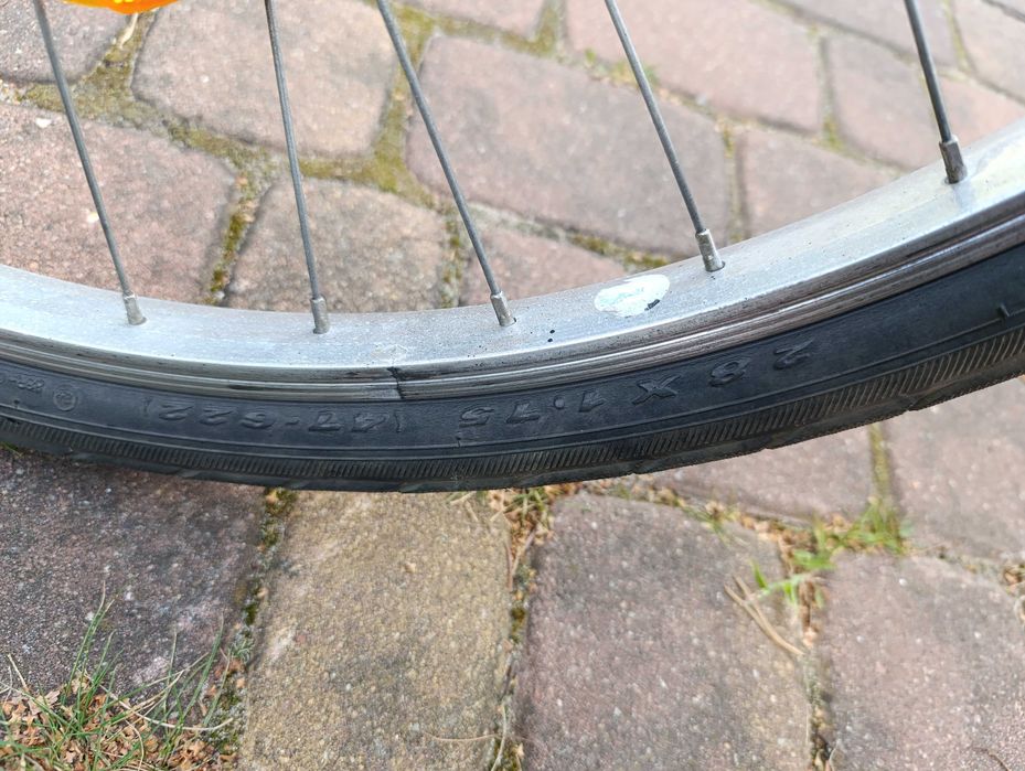 Rower damski B-twin koła 28 cali duży Wawa