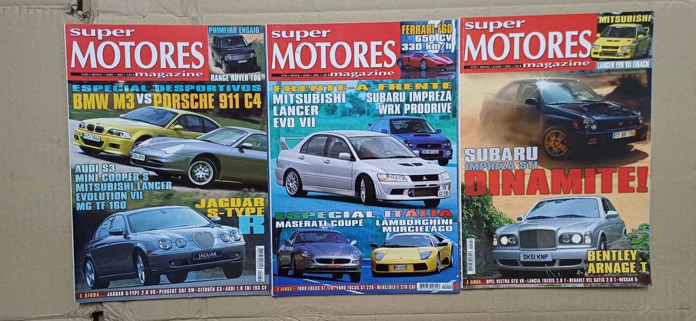SUPER MOTORES revistas automóvel
