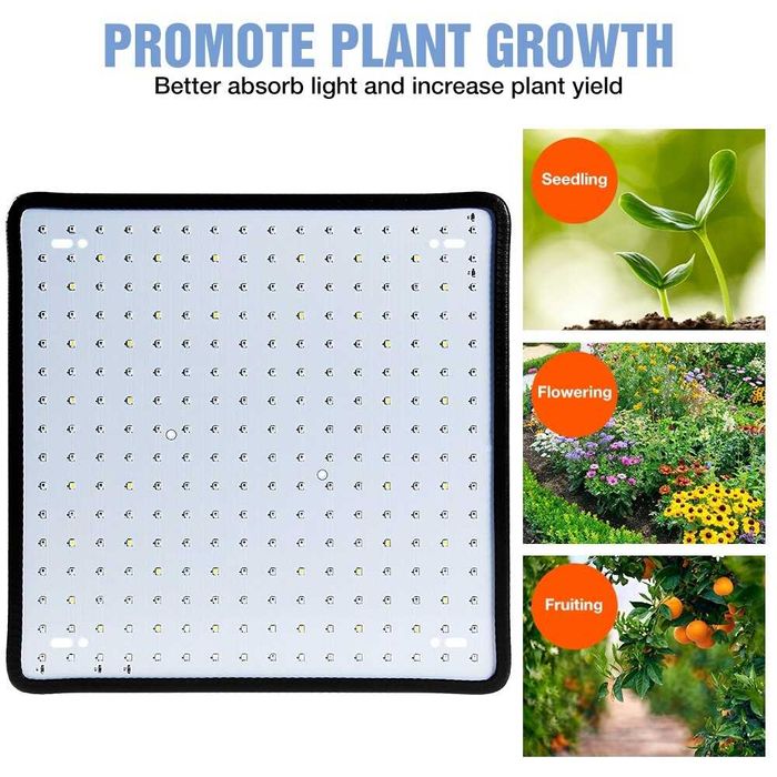Luz Lâmpada Led UV Blue 2000w Estufas Crescimento Planta