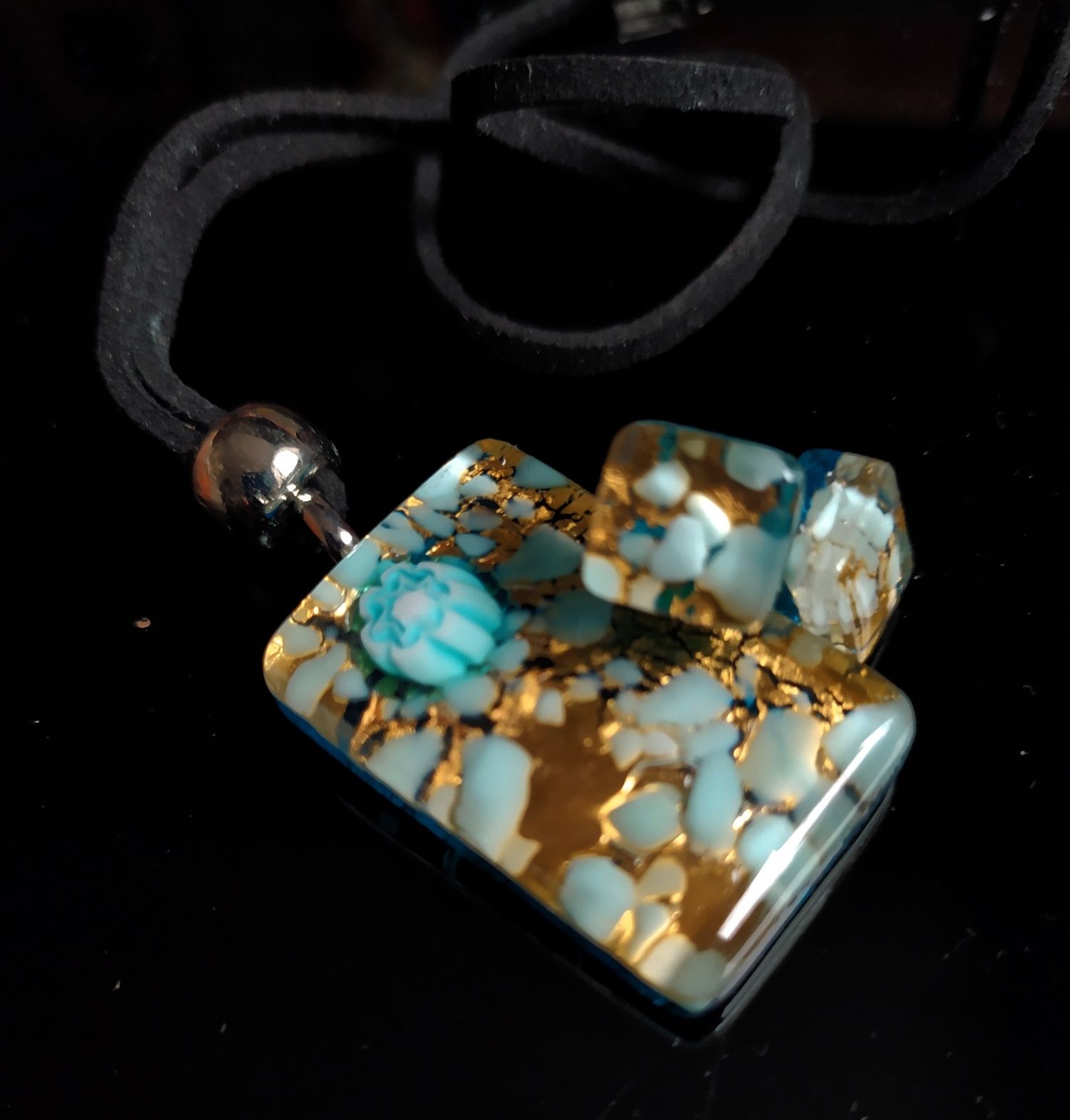Набор кулон и серьги Мурано(Murano)