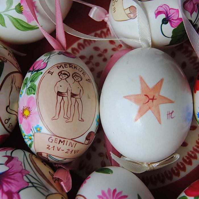 Pisanka znak zodiaku - Bliźnięta