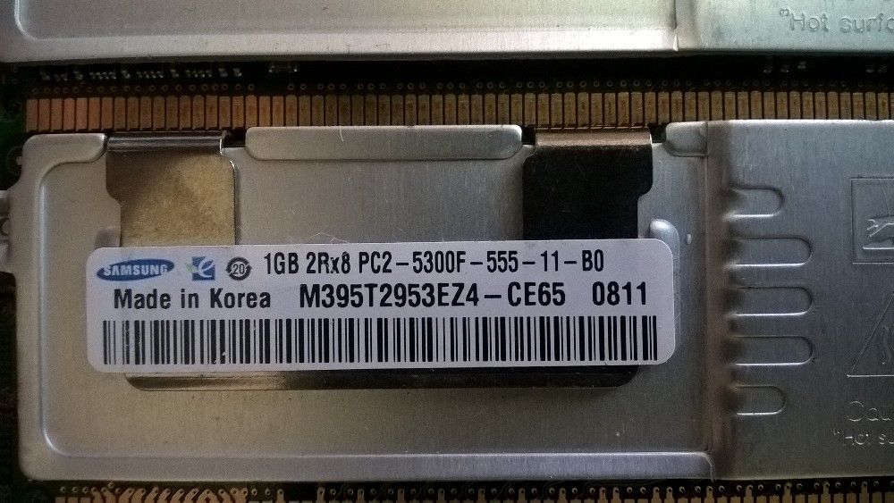 Pamięć ram PC2-5300F-555-11-B0 Serwerowe ECC