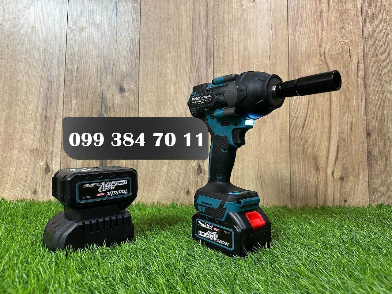 Акумуляторний Гайковерт для откручування колес Makita на 850Hm 2 АКБ
