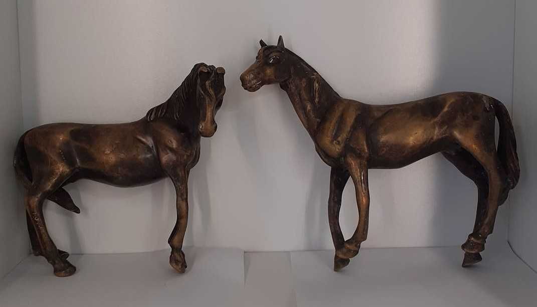 Koń mosiądz 6,53kg figurka mosiężna konie figurki stare kolekcjonerska