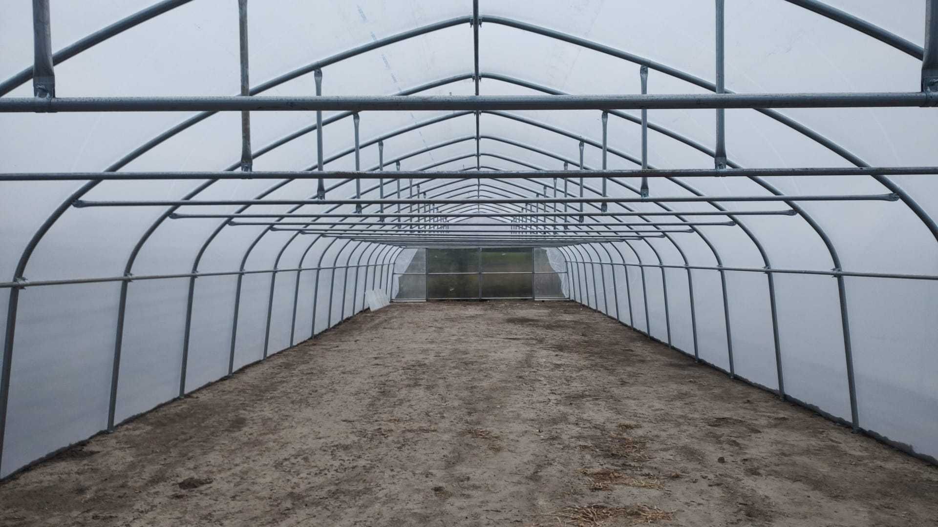 tunel foliowy, konstrukcja tunelu 7 x 30 gotyk