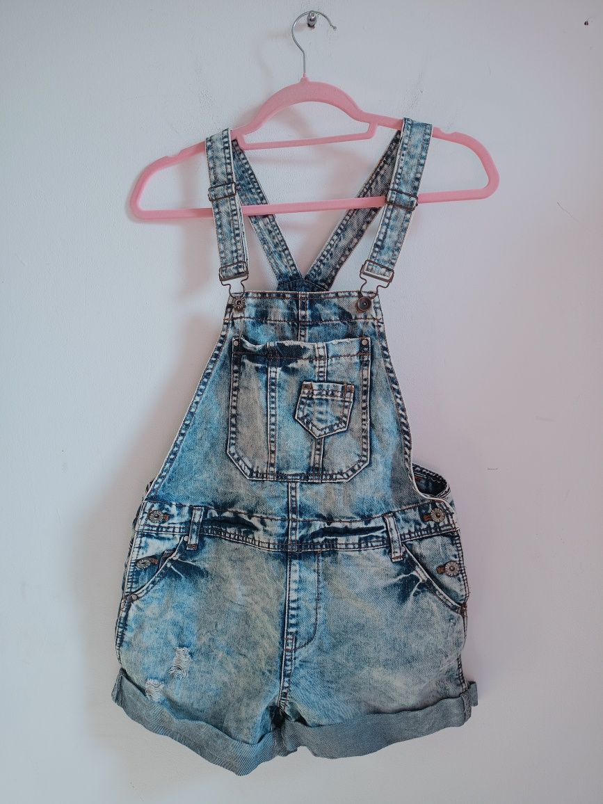 Denim Co krotkie ogrodniczki roz S