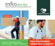 Elewacyjne płyty termoizolacyjne na elewacje, płyty nakrokwiowe Steico