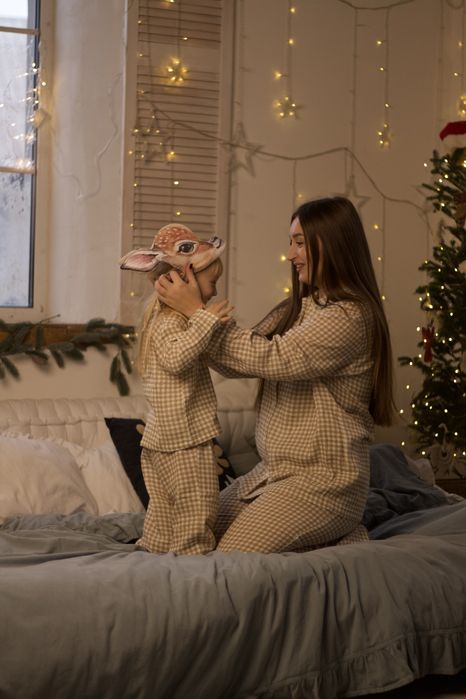 Новорічна маска оленятко бембі