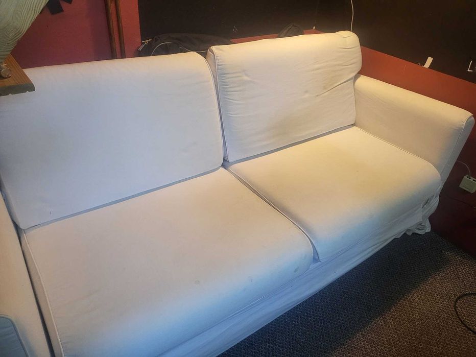 Sofa kanapa dwuosobowa IKEA nierozkładana biała
