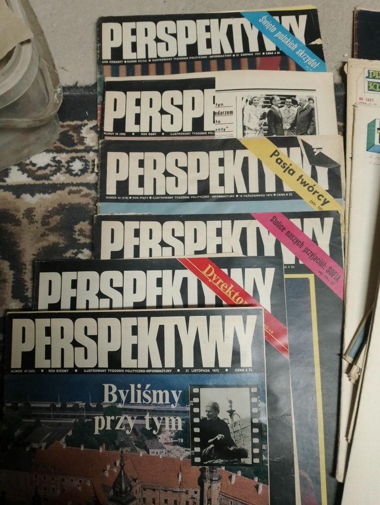 Gazety z PRL wiele rocznikow