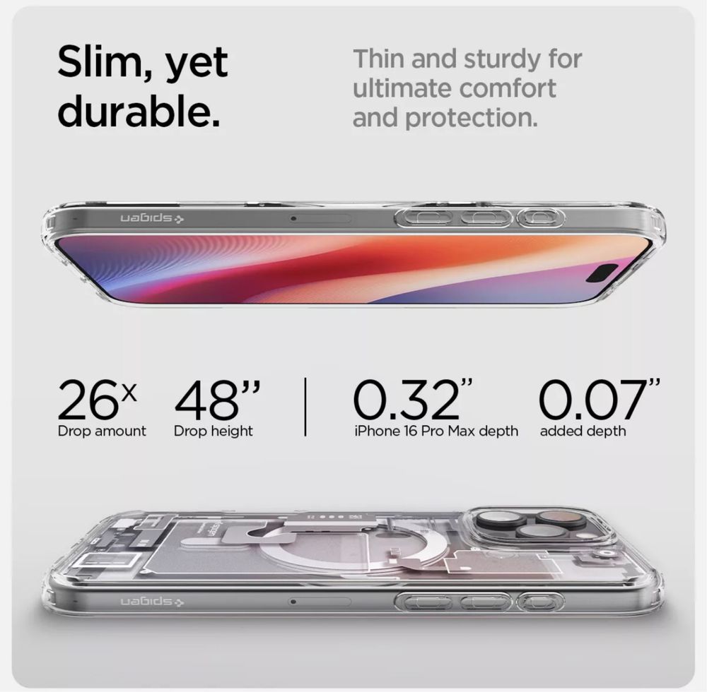 Чохол Spigen Ultra Hybrid MagFit for iPhone 16 Pro Max 6.9" White