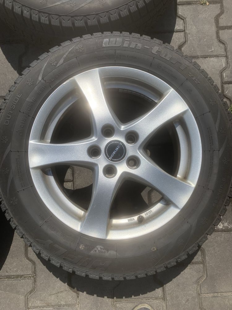 Felgi 16" do Forda 5x108 z oponami zimowymi i czujnikami ciśnienia