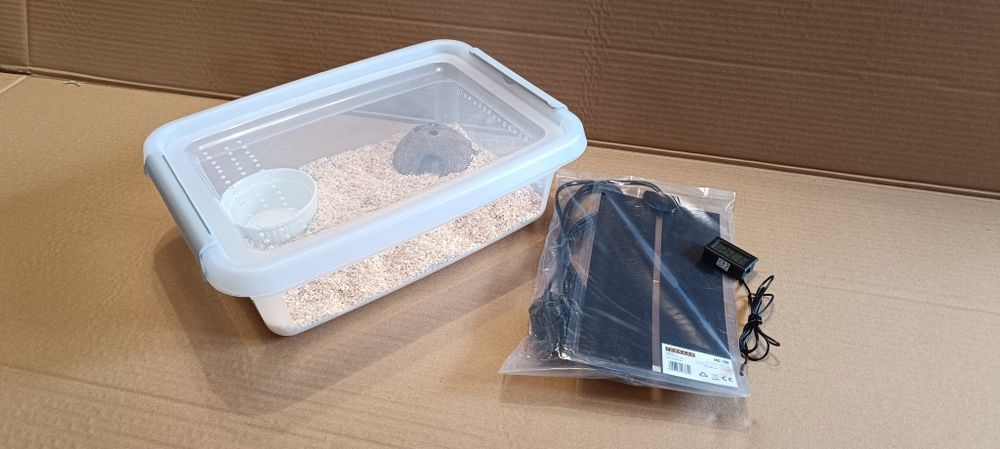 Box dla węża (terrarium) zestaw