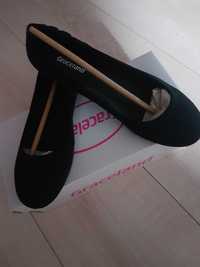 Baleriny buty eleganckie galowe  dziewczynka 30 - 31 Graceland czarne