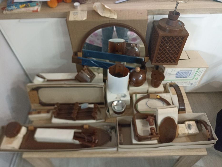 Zestaw łazienkowy PRL