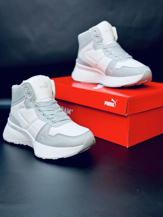 Зимние кроссовки Puma, женские коасовки Пума, кросівки жіночі Пума