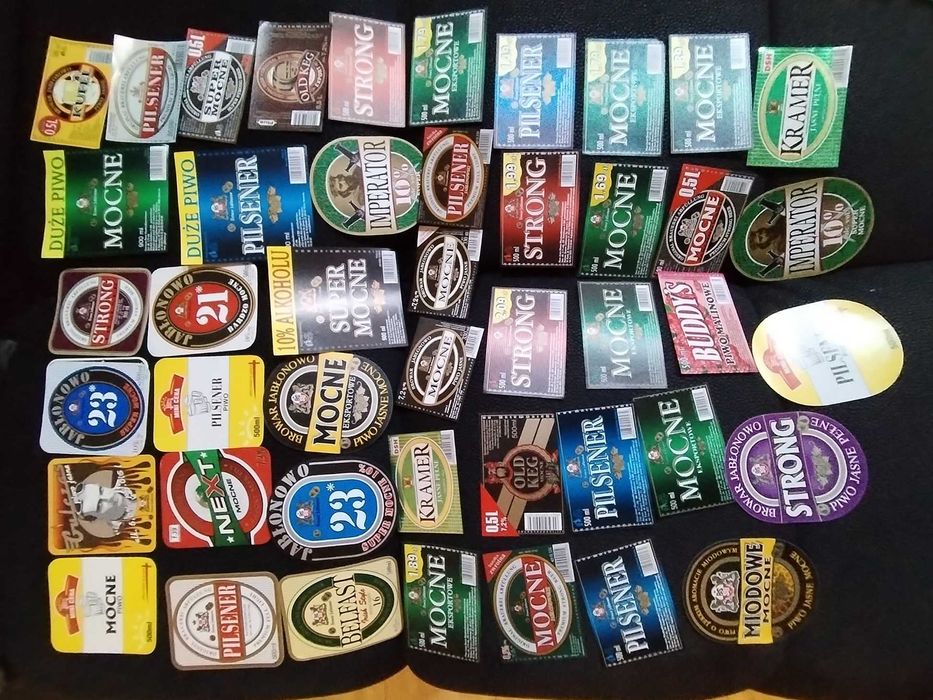 Browar Jabłonowo  zestaw 44 etykiety na piwo