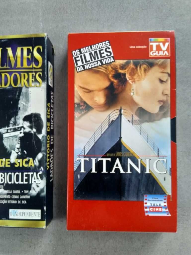 Conjunto Três Filmes Clássicos, em Cassetes VHS