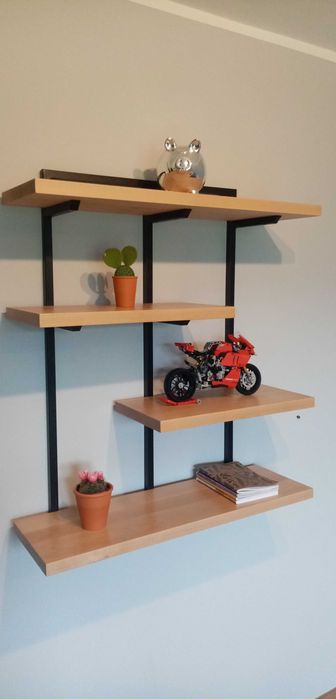 półka industrialna loft regał meble loftowe industrialne