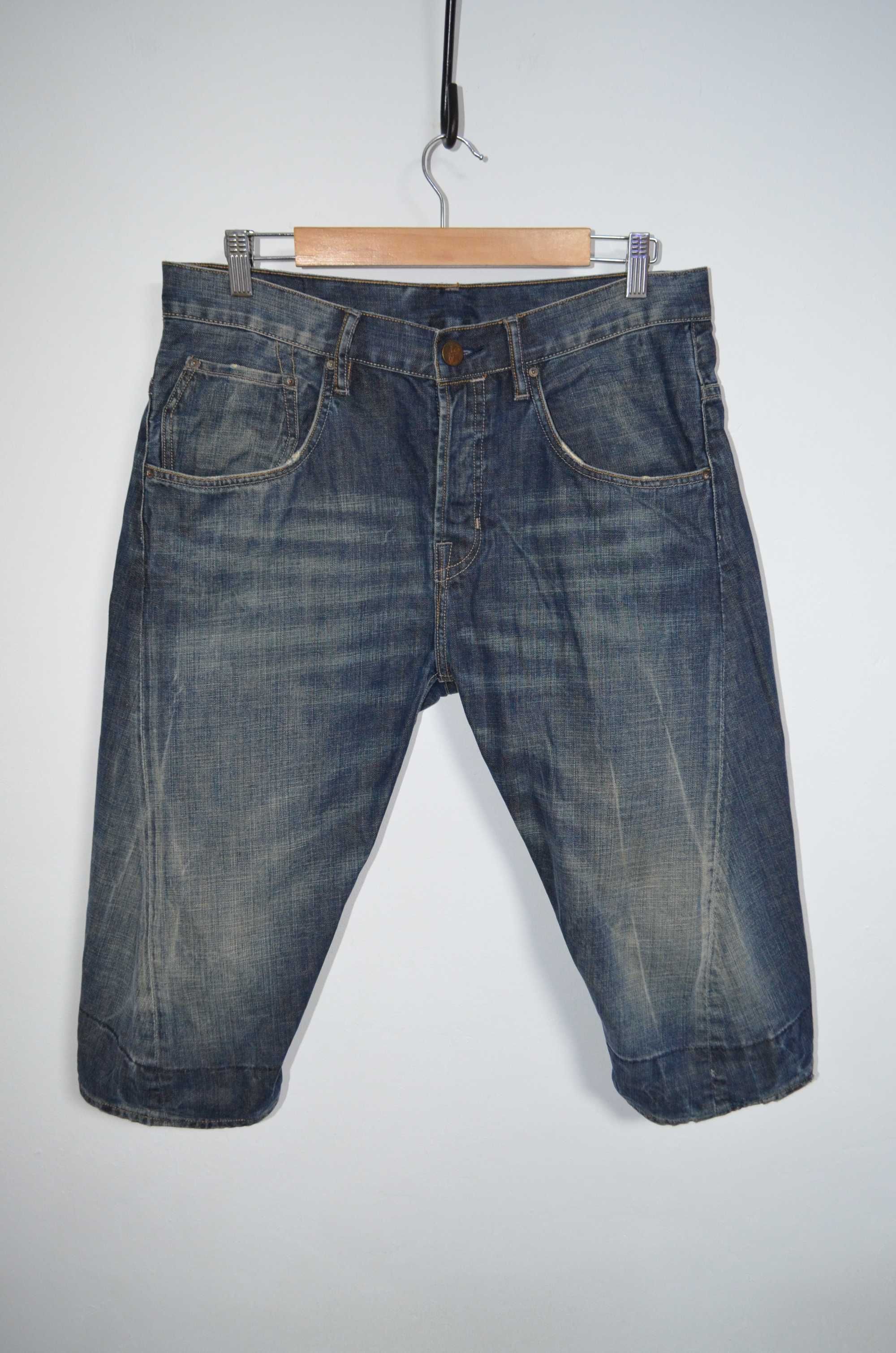 Джинсовые Шорты Allsaints Jeans Shorts Men W34 Blue