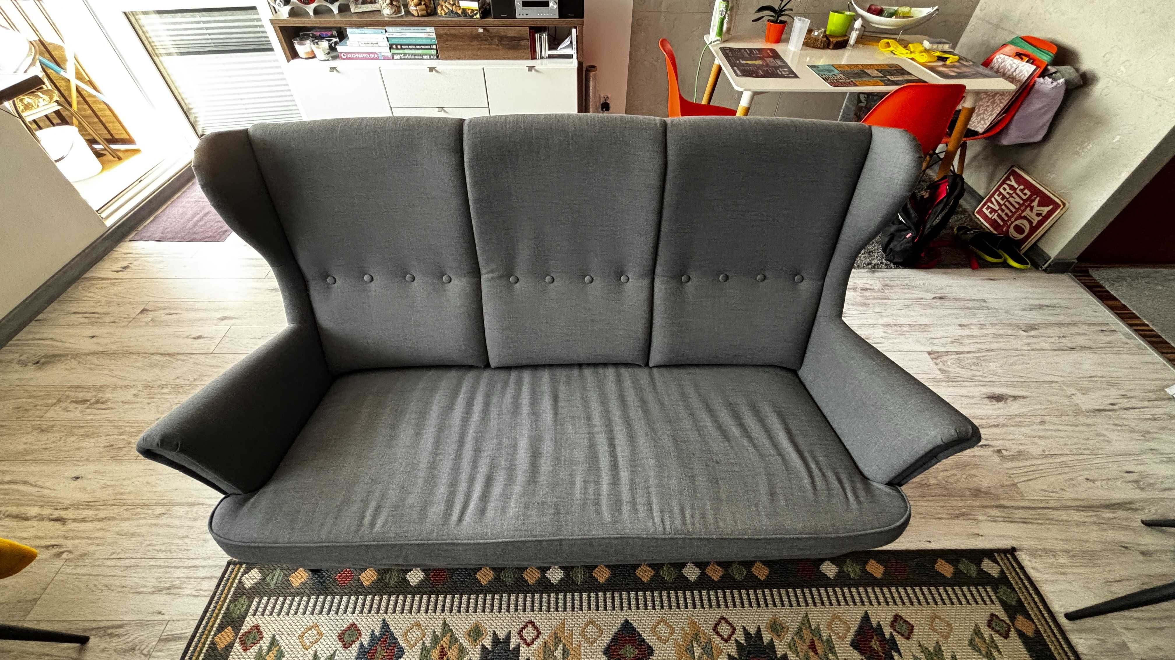 Sofa 3-osobowa, Nordvalla ciemnoszary