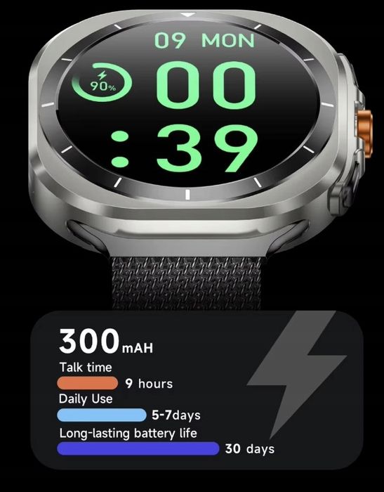 Dt Watch Ultra Smartwatch 1.5" 300Mah 32Gb Ai Voice