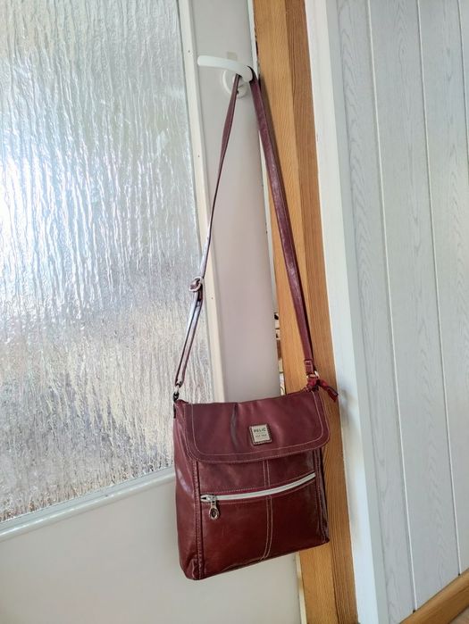 Efektowna torebka Relic est. 1992 kolor burgund