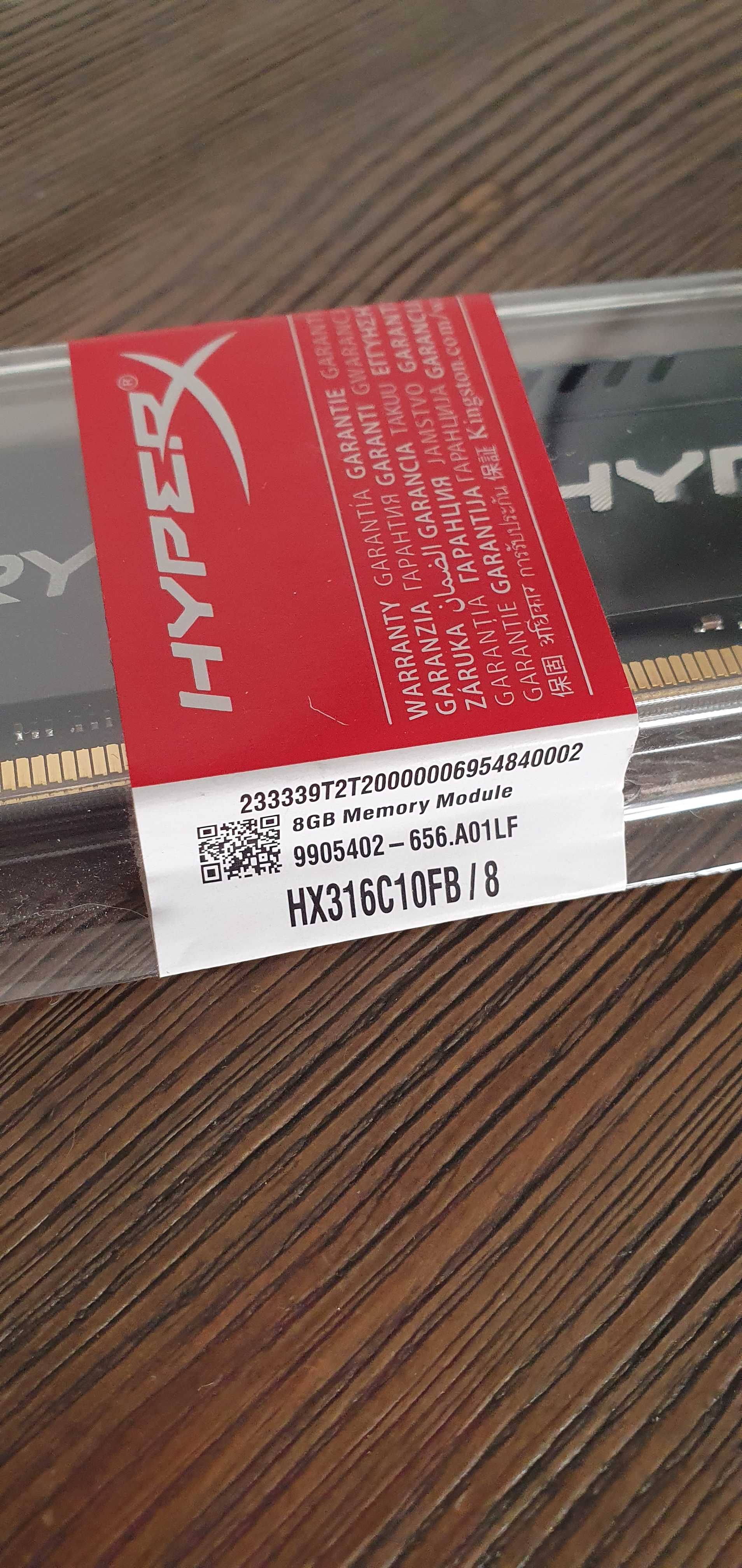 pamięć RAM Kingston HyperX DDR3 8GB 1600Mhz