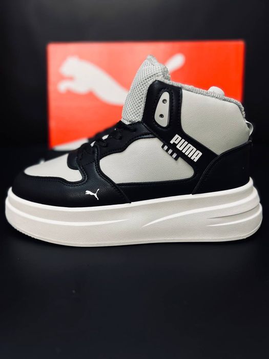 Женские кроссовки Puma Кожаные зимові кросівки пума