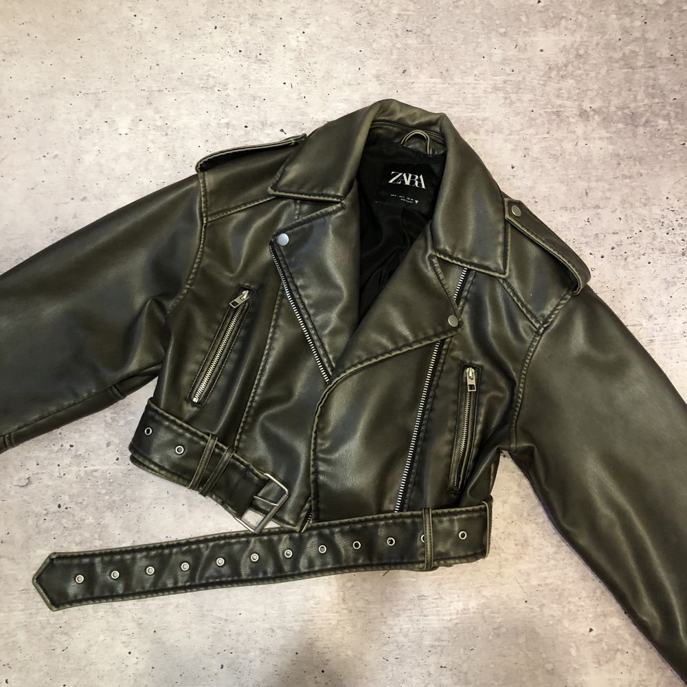 косуха кожанка  ZARA