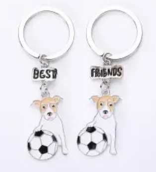 детский подвеска брелок щенок собачка джек рассел лучший друг набор