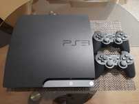 PS3 Slim 500gb +45 игр Gta 5, San Andreas/Mortal/Tekken/Fifa 19...