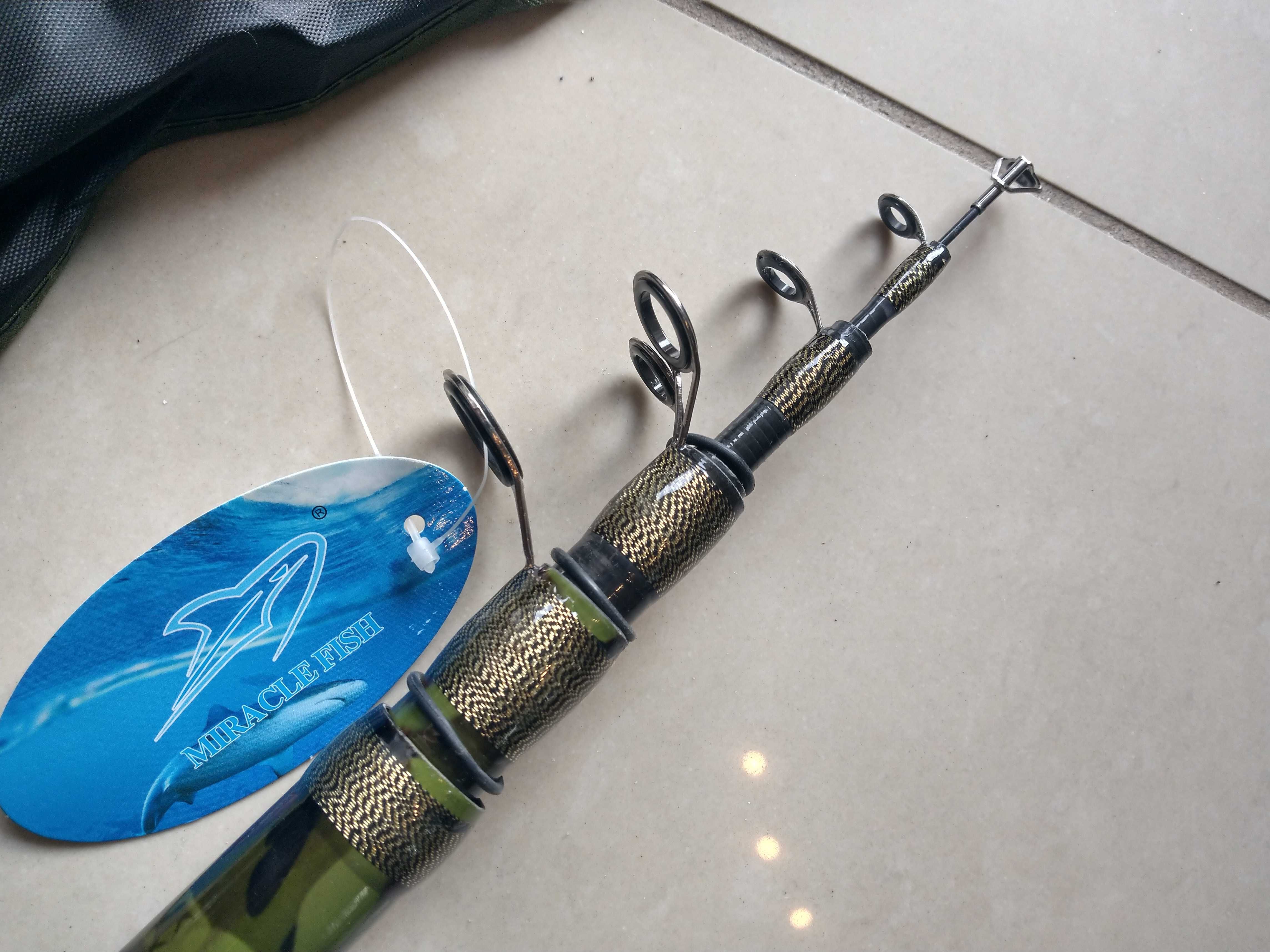 Uniwersalny teleskop Miracle Fish Phantom Camu tekę 3,60m 20-80g