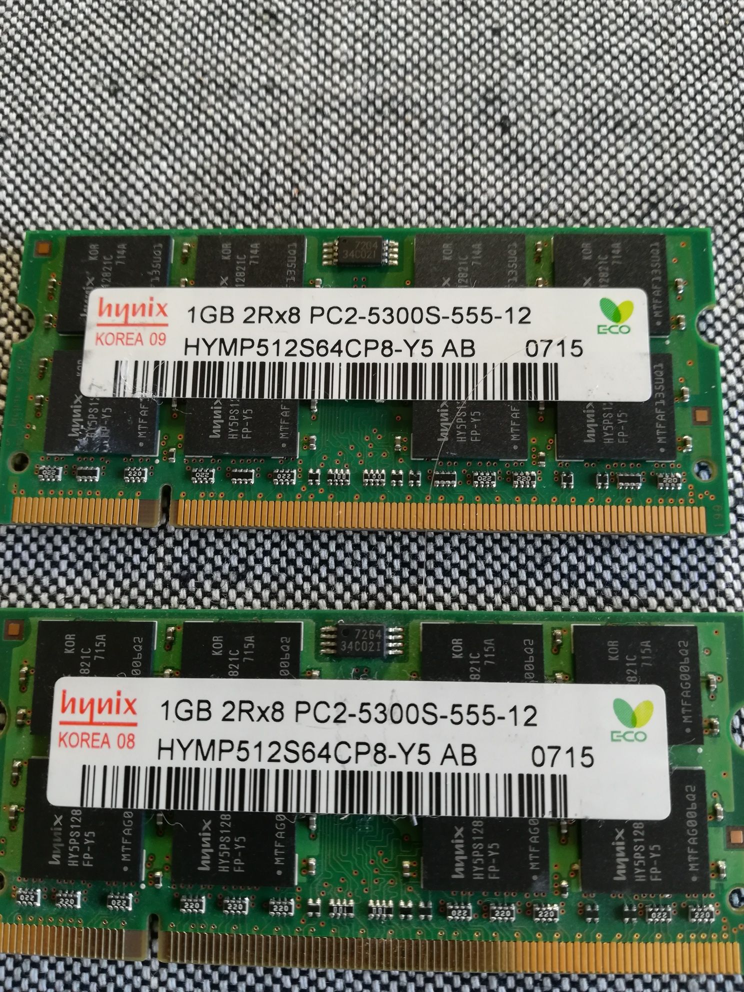 Memorias RAM portatil