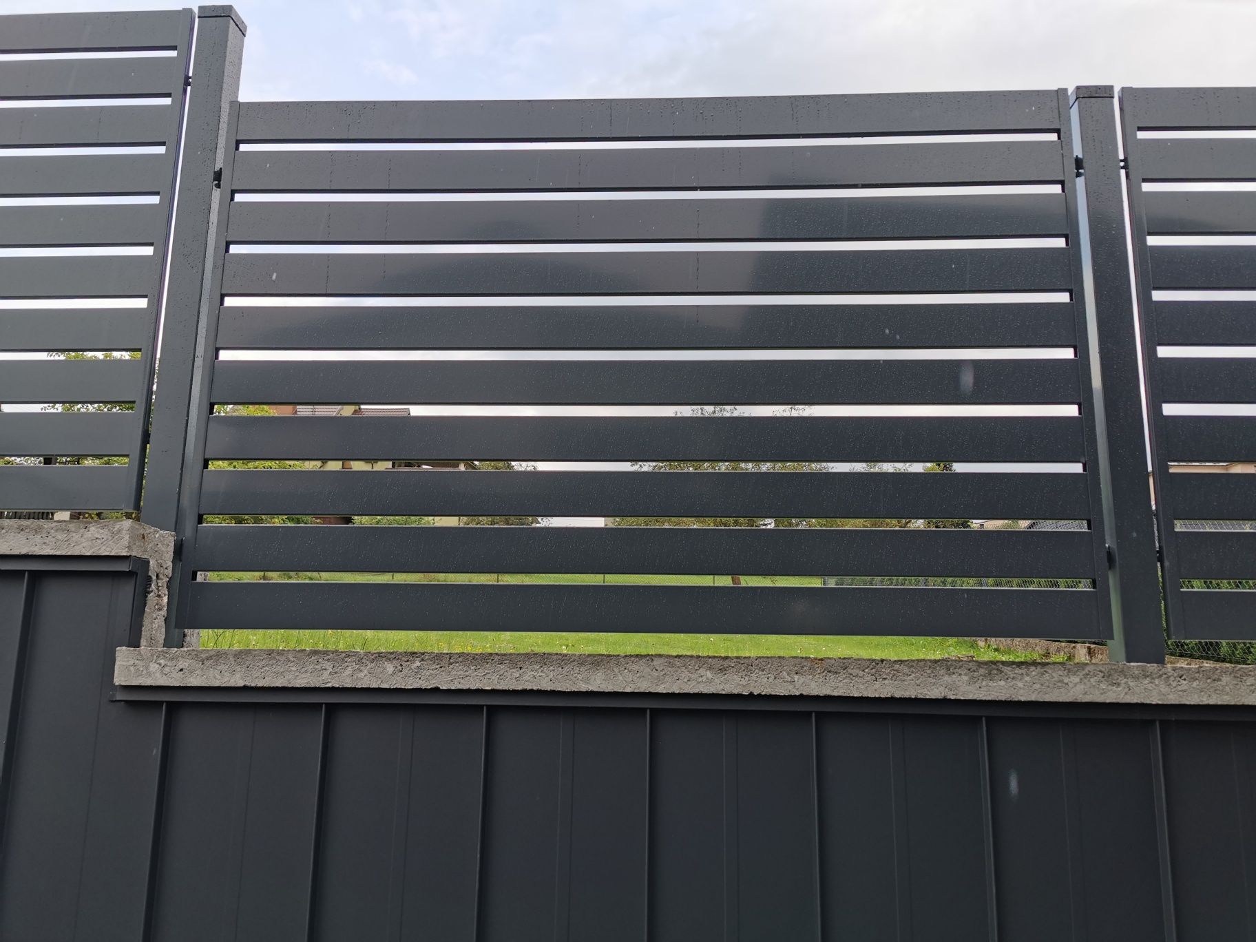 Przęsło 100x20 palisadowe palisada 80x20 panel ogrodzeniowy ocyn malow