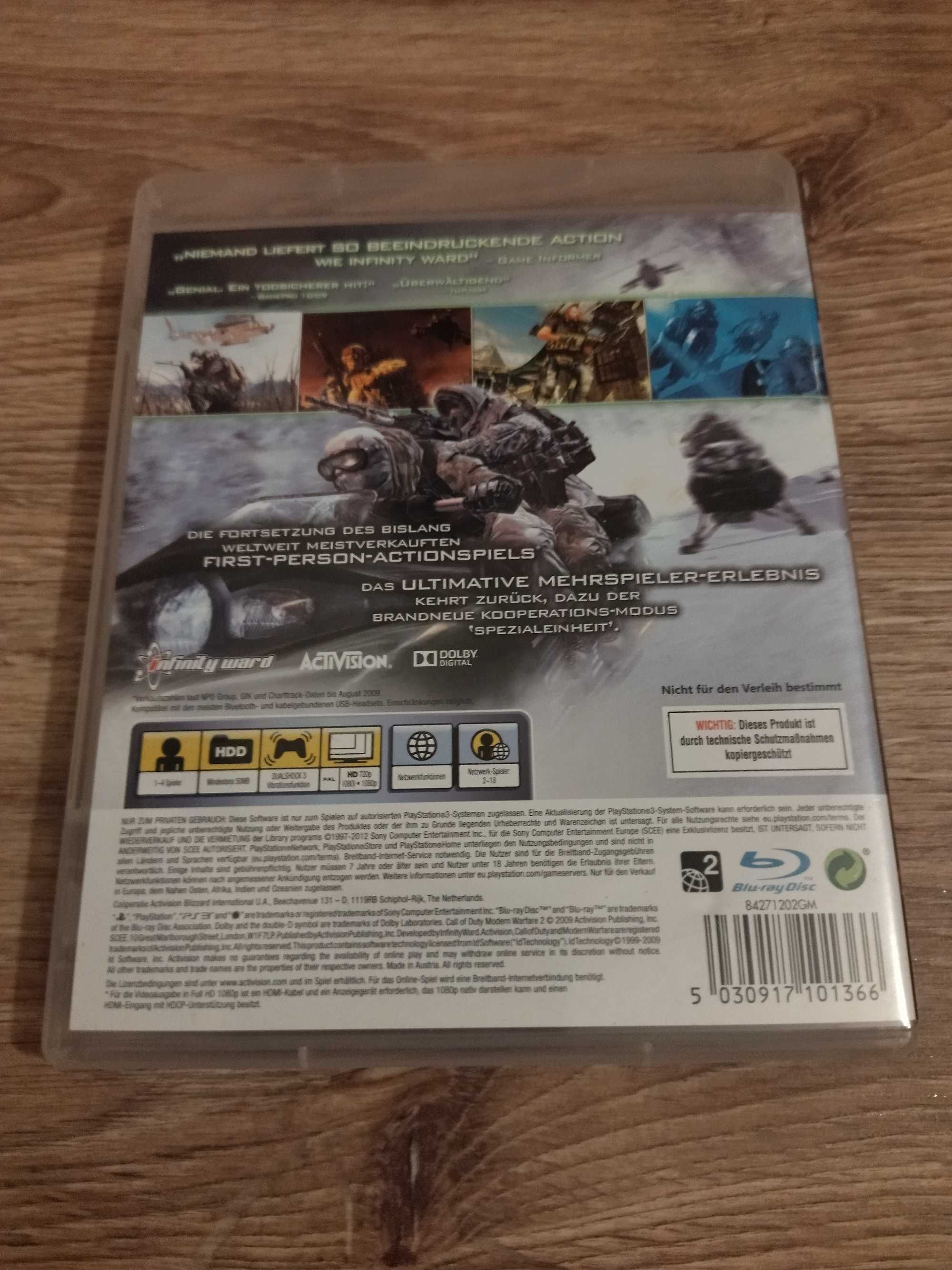 Gra PlayStation 3 CALL OF DUTY Modern Warfare 2 PS3 stan idealny