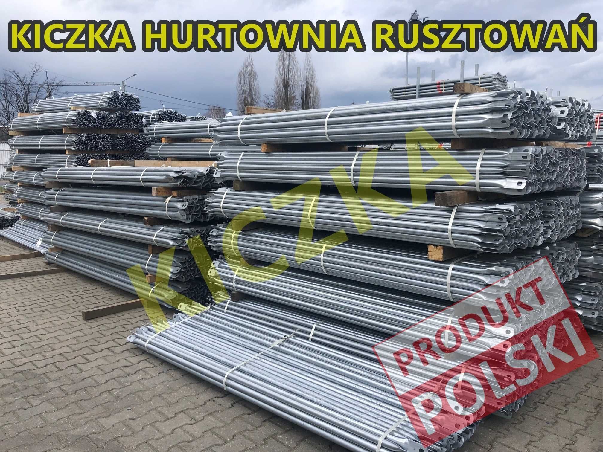 Kompletne RUSZTOWANIE do elewacji Typ PLETTAC BAUMAN Rusztowania 214m2