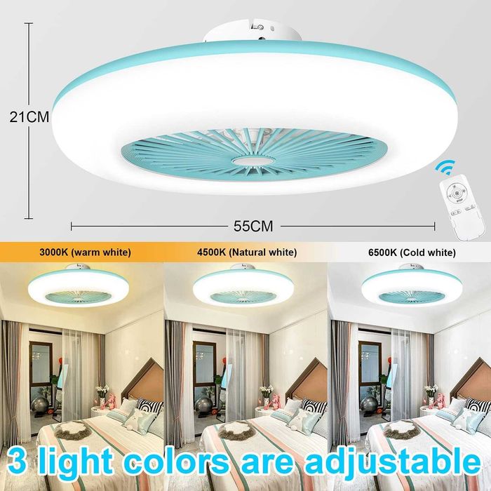 Nowa lampa sufitowa / wiatrak / wentylator / lampka / LED 8425