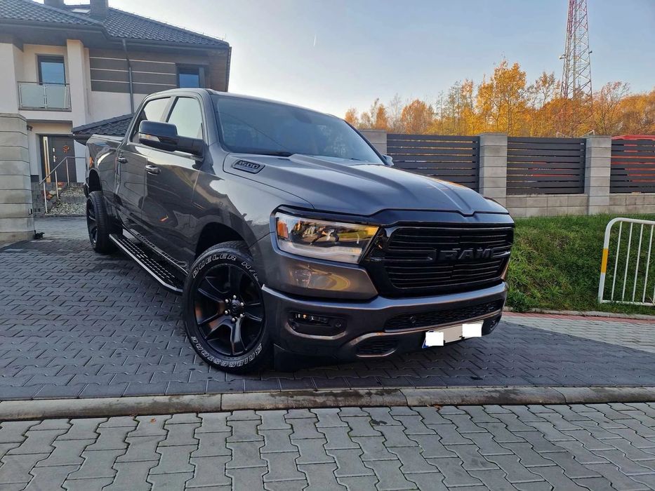 RAM 1500 5,7 4x4 Długa Paka, Długa Kabina, Kamera, Zadbany, 22r