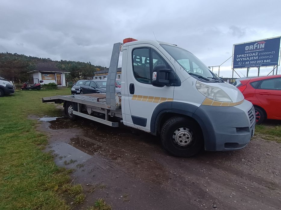 FV23 1 wł. Laweta Fiat Ducato 3.0hdi 185t.km klima pneumatyka