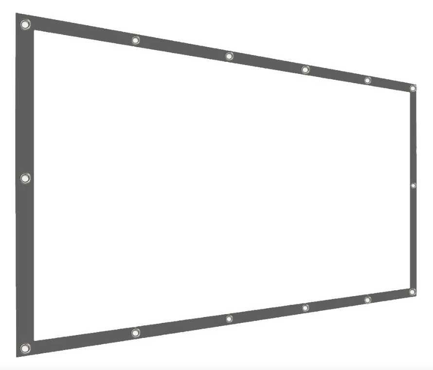 Tela de cinema projeção 254cm