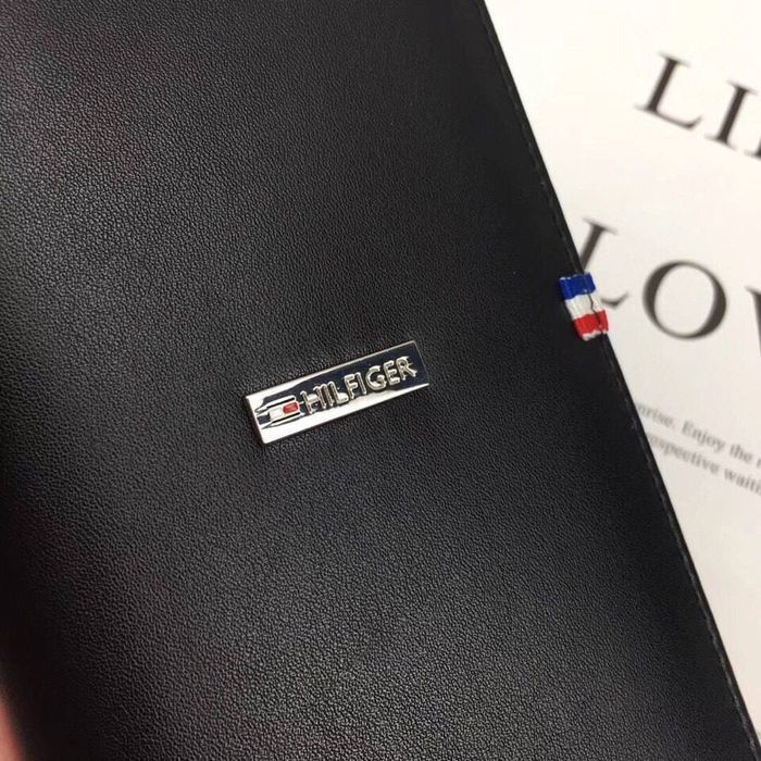 Мужской кожаный кошелек клатч Томми Хилфигер чоловічий гаманець томмі