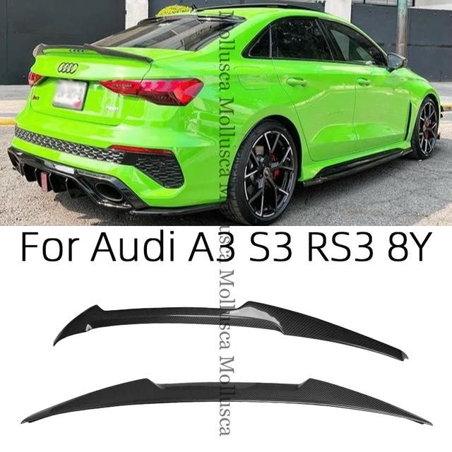 Спойлер на AUDI A3 8Y накладка на багажник ауди а3 бленда антикрыло