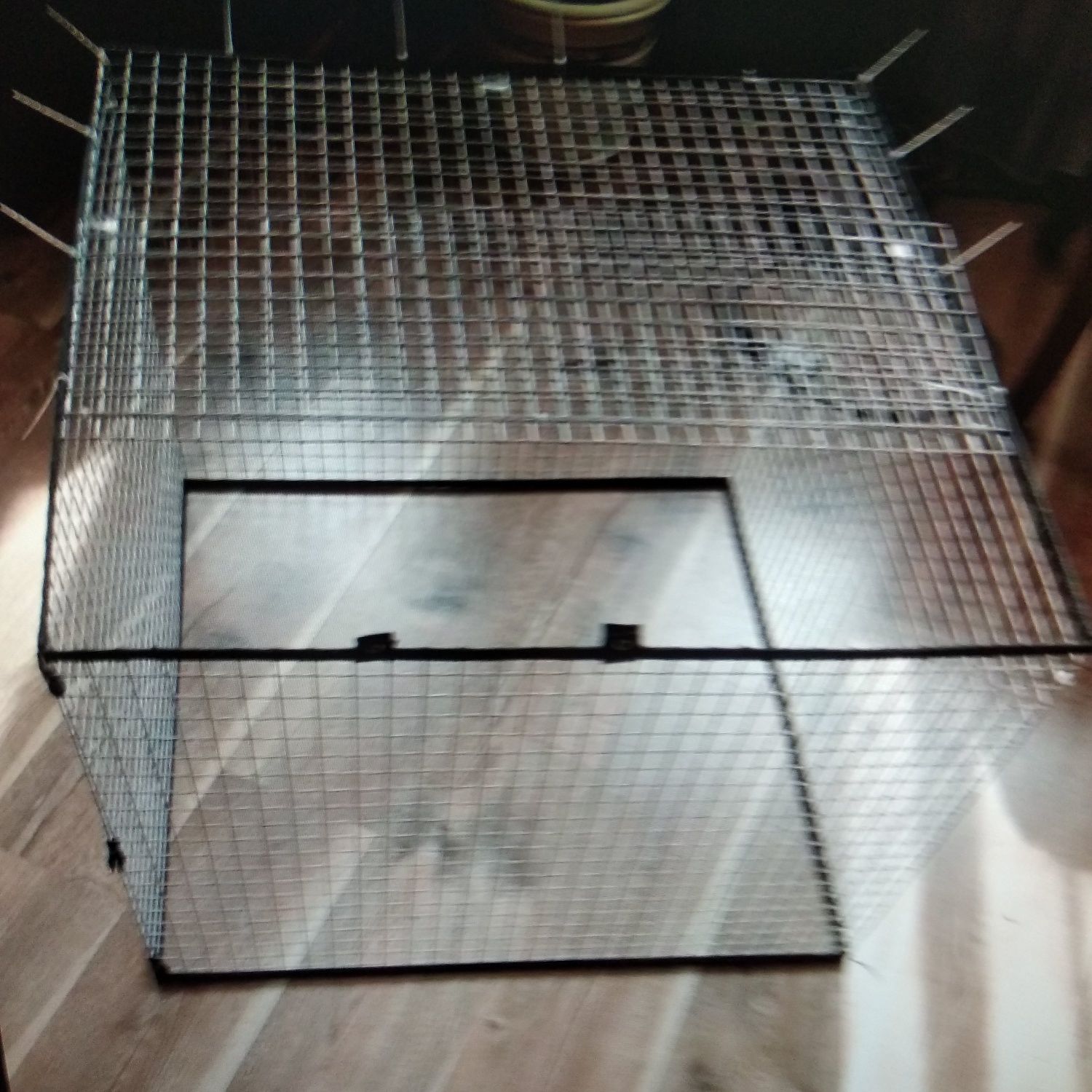 Вольер (манеж) клетка с крышей и подстилкой под заказ для животных