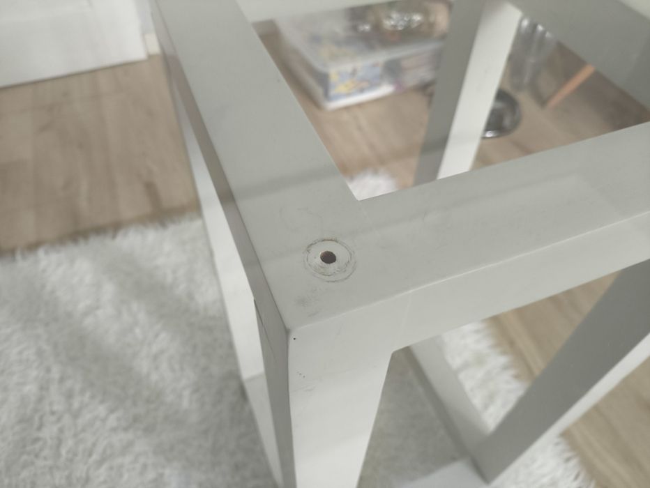 Mesa de vidro + 4 cadeiras