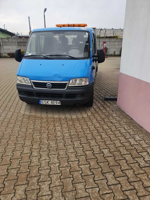 Silnik 2.8hdi 7 osob aluminiowy najazd laweta pomoc drogowa fiat ducat