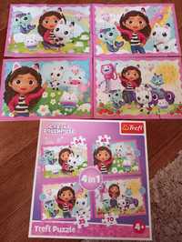 Puzzle Koci Domek Gabi 4+