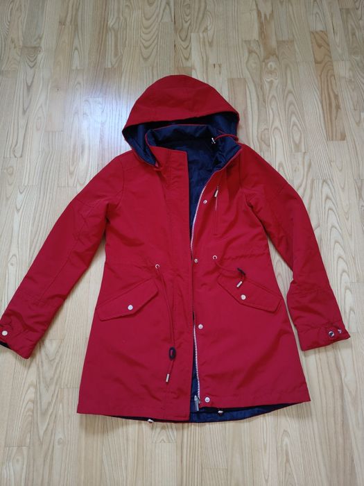 Dwustronna parka z kapturem