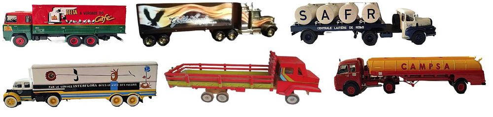 Brinquedos-Camiões e Furgonetas – Diversas Escalas