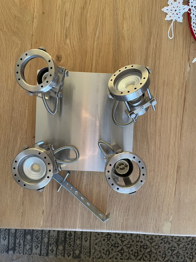 Loftowa lampa nowoczesna 4 punkty